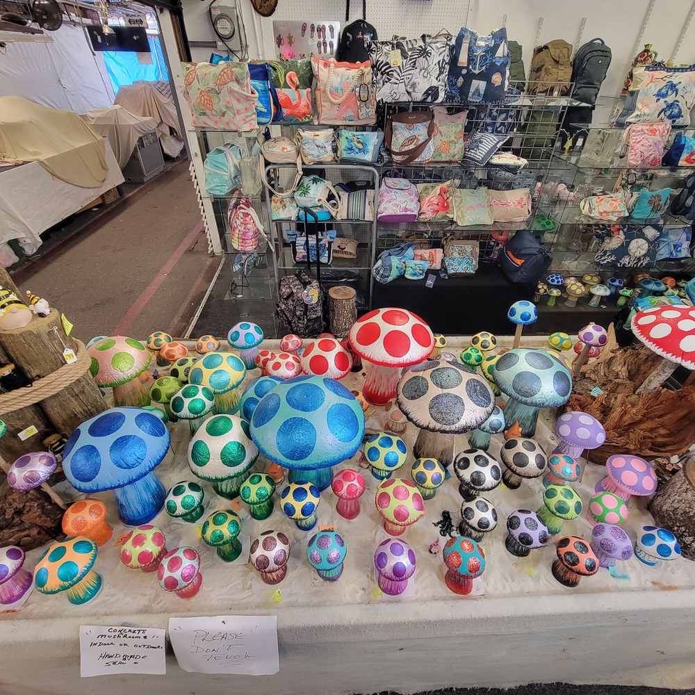 Colorful Mushroom Decor Set